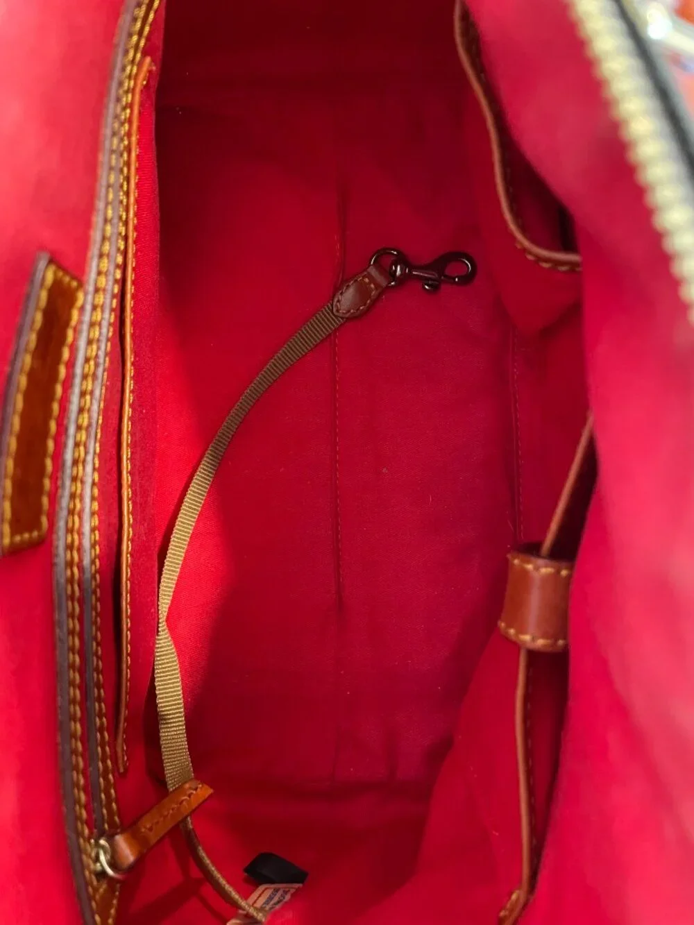 Dooney & Bourke Monogram Domed Satchel Signature Print